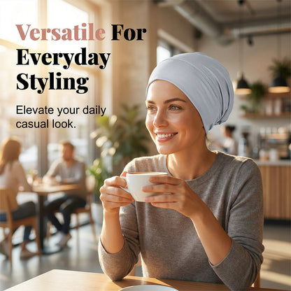 ELEGARA – Stretch Turban Cap for Effortless Everyday Style
