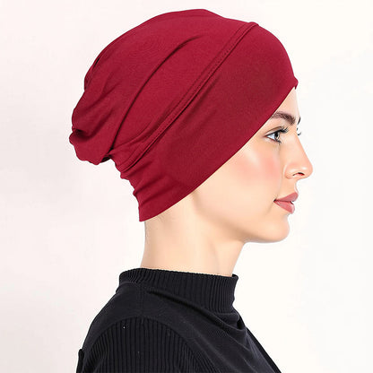 ELEGARA – Stretch Turban Cap for Effortless Everyday Style